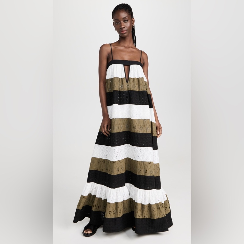 A Potts Tiered Maxi Dress